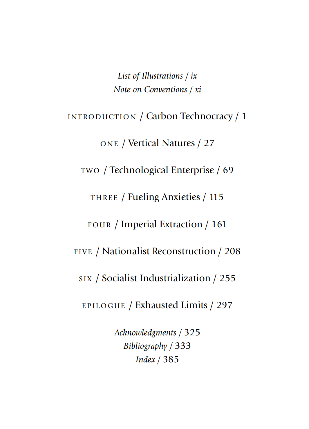 CT - ToC